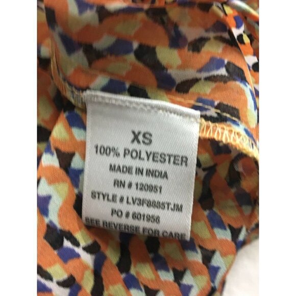 Olive And Oak XS Sheer Hi Lo Blouse Sleeveless - Picture 8 of 10